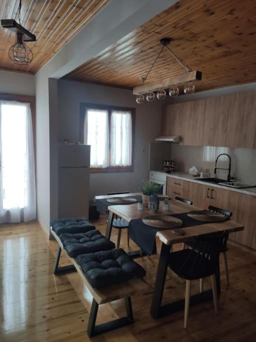 Politis' Wooden House Apartment Vasiliki  Ngoại thất bức ảnh
